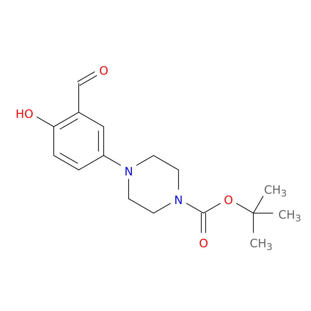 Tert-Butyl 4-(3-Formyl-4-Hydroxyphenyl)Piperazine-1-Carboxylate