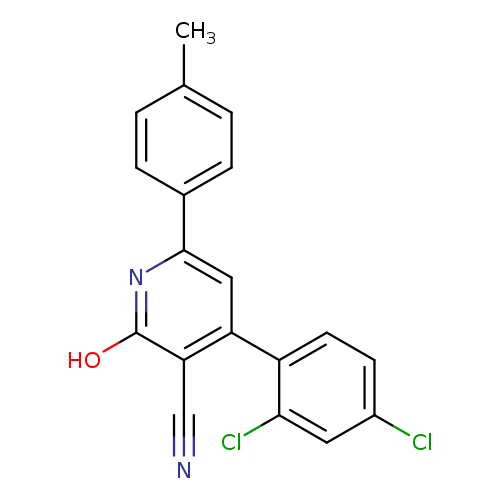 4-(2,4-dichlorophenyl)-2-hydroxy-6-(4-methylphenyl)pyridine-3-carbonitrile