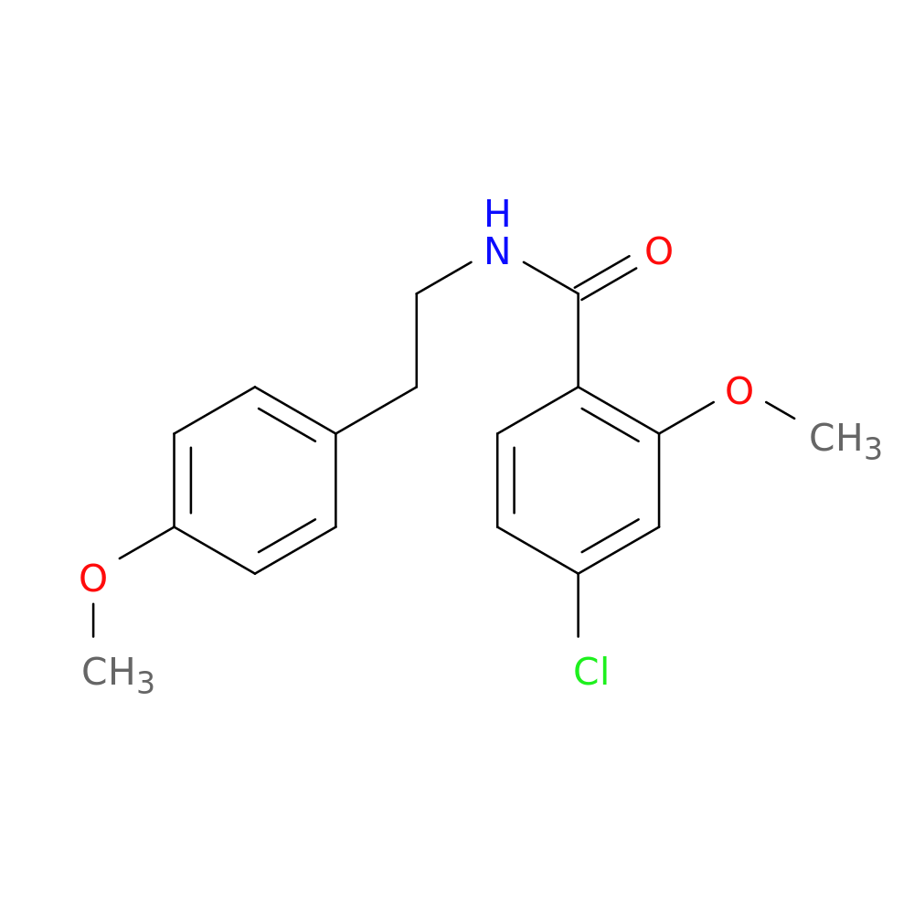 4-Chloro-2-methoxy-n-[2-(4-methoxy-phenyl)-ethyl]-benzamide