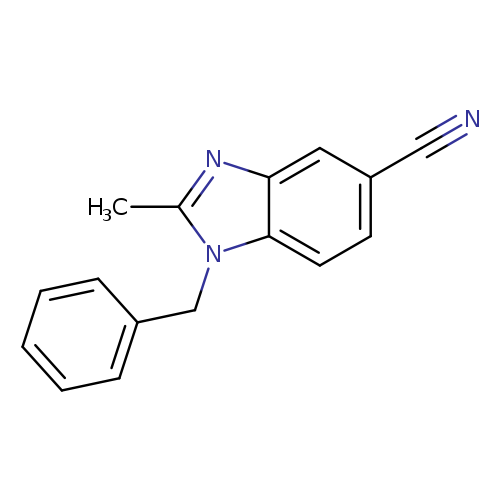1-Benzyl-2-methyl-1,3-benzodiazole-5-carbonitrile