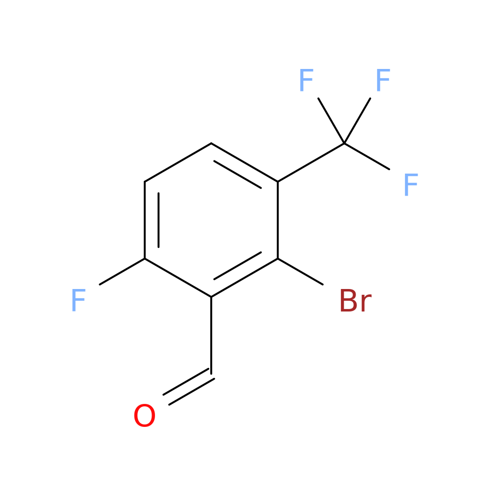 2-Bromo-6-fluoro-3-(trifluoromethyl)benzaldehyde