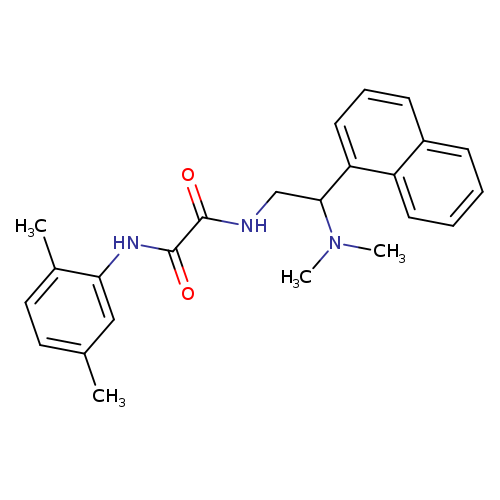 N-[2-(dimethylamino)-2-(naphthalen-1-yl)ethyl]-N'-(2,5-dimethylphenyl)ethanediamide