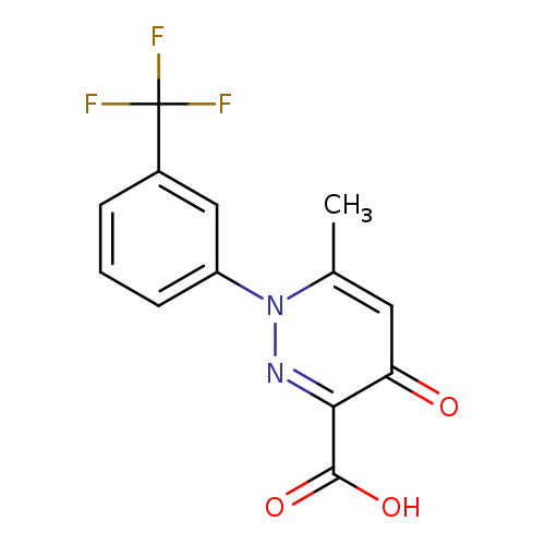 6-methyl-4-oxo-1-[3-(trifluoromethyl)phenyl]-1,4-dihydropyridazine-3-carboxylic acid