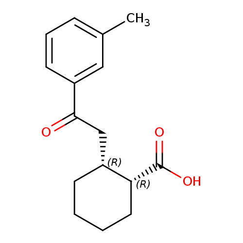 cis-2-[2-(3-Methylphenyl)-2-oxoethyl]cyclohexane-1-carboxylic acid