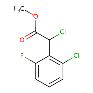 methyl 2-chloro-2-(2-chloro-6-fluorophenyl)acetate