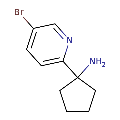 1-(5-bromopyridin-2-yl)cyclopentan-1-amine