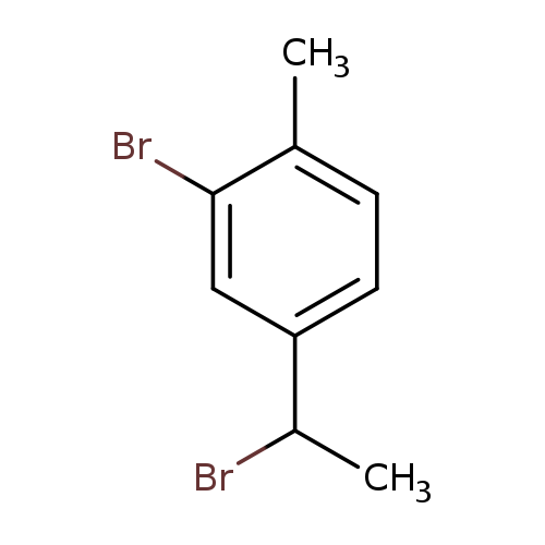 2-bromo-4-(1-bromoethyl)-1-methylbenzene