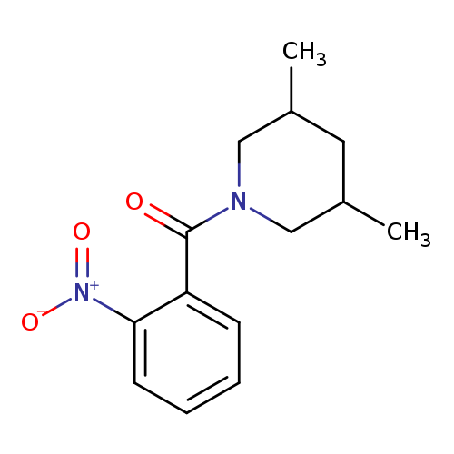 1-{2-nitrobenzoyl}-3,5-dimethylpiperidine
