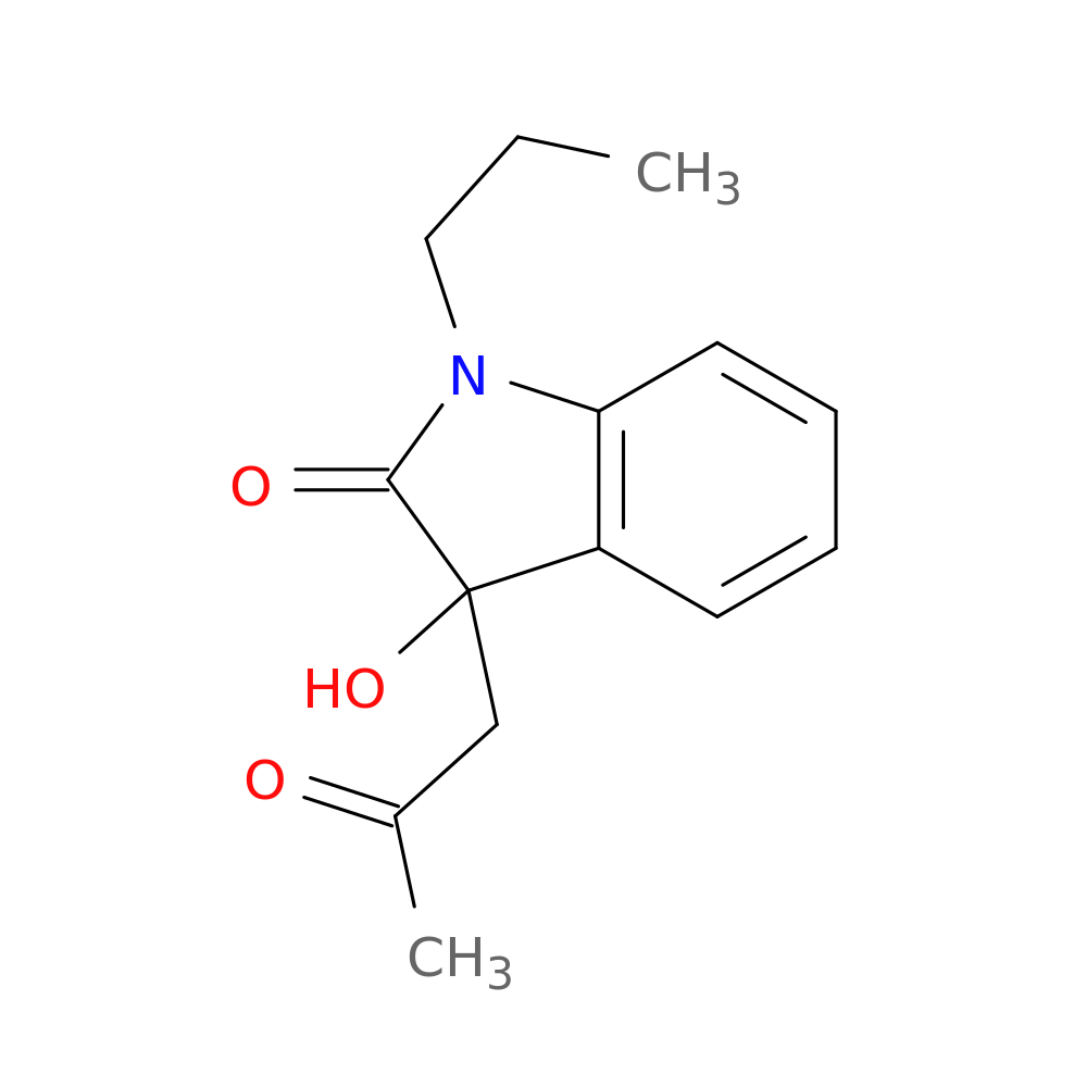 3-Hydroxy-3-(2-oxopropyl)-1-propylindolin-2-one