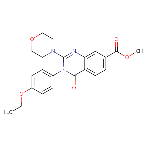 methyl 3-(4-ethoxyphenyl)-2-(morpholin-4-yl)-4-oxo-3,4-dihydroquinazoline-7-carboxylate