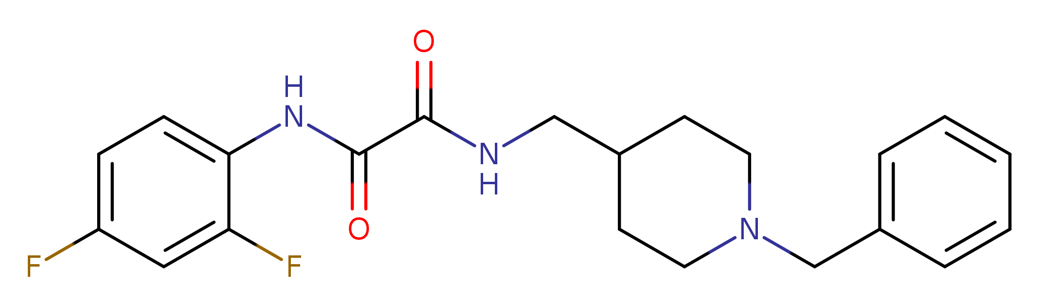 N'-[(1-benzylpiperidin-4-yl)methyl]-N-(2,4-difluorophenyl)ethanediamide