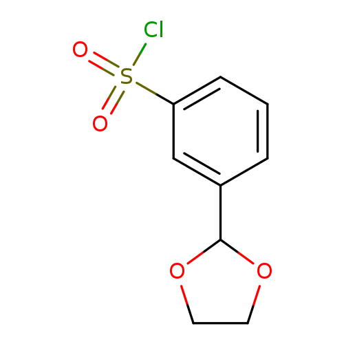 3-(1,3-dioxolan-2-yl)benzene-1-sulfonyl chloride