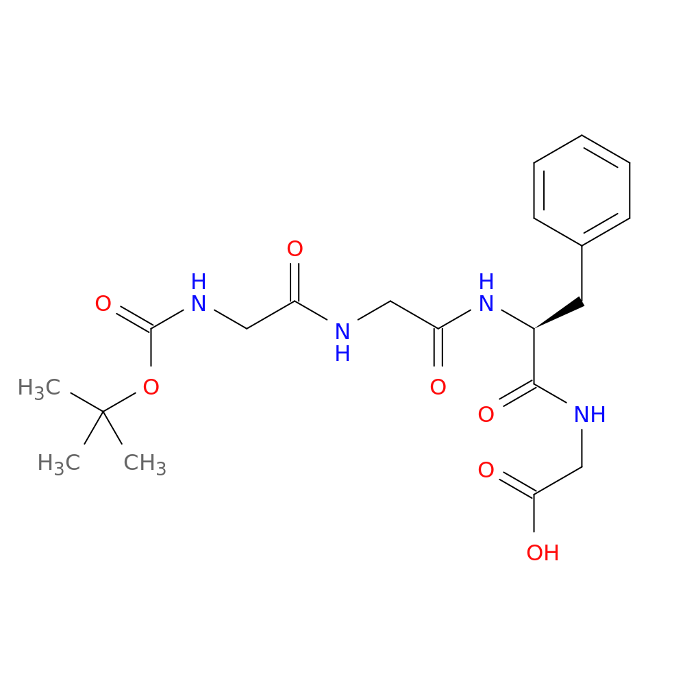 Glycine, N-[(1,1-dimethylethoxy)carbonyl]glycylglycyl-L-phenylalanyl-