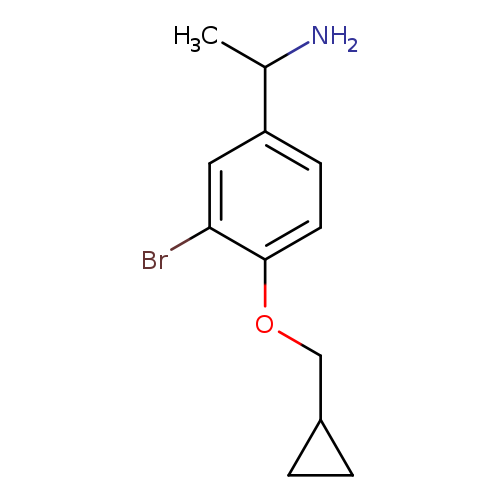 1-(3-Bromo-4-cyclopropylmethoxy-phenyl)-ethylamine