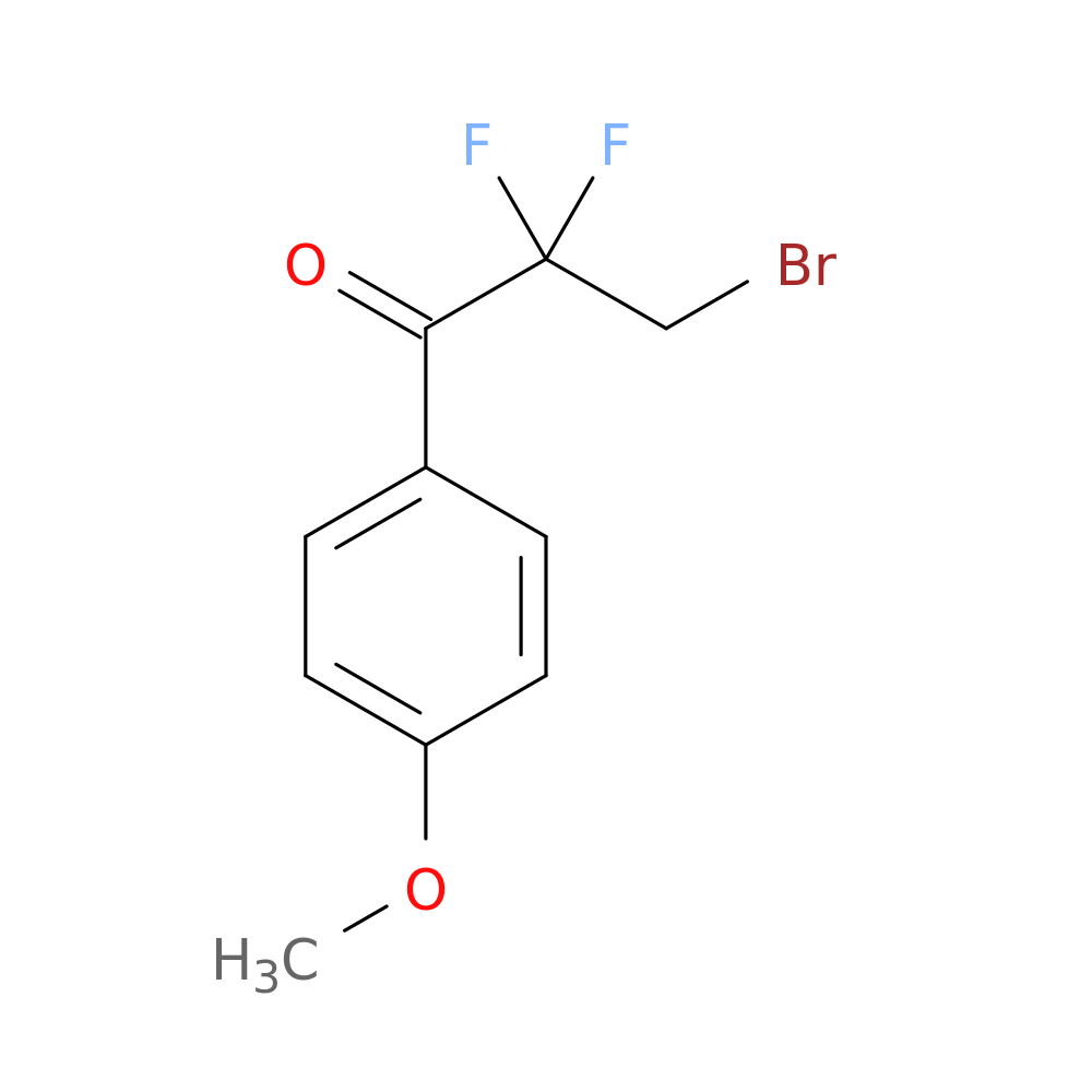 3-bromo-2,2-difluoro-1-(4-methoxyphenyl)propan-1-one