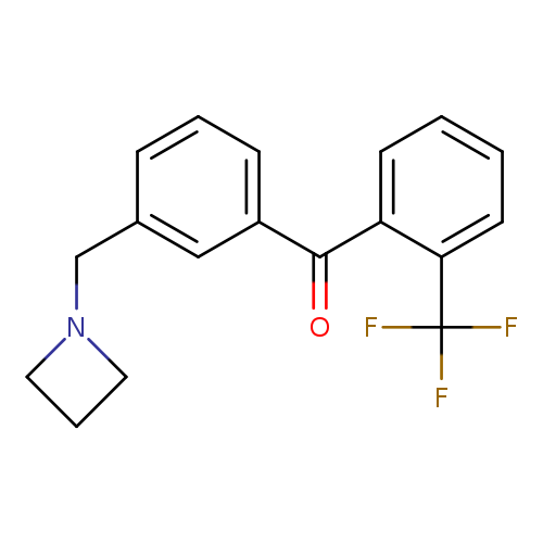 (3-(Azetidin-1-ylmethyl)phenyl)(2-(trifluoromethyl)phenyl)methanone