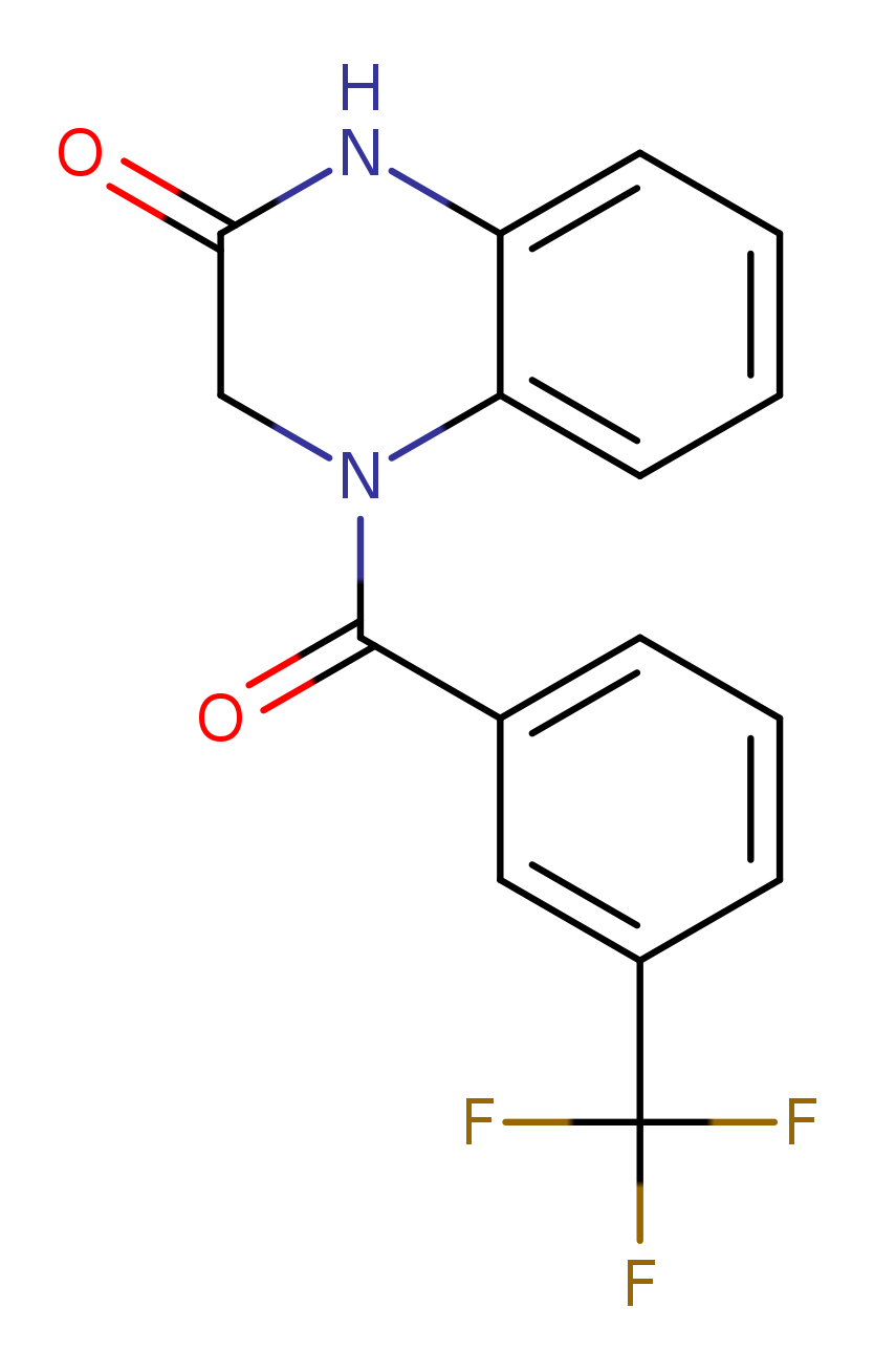 4-[3-(trifluoromethyl)benzoyl]-1,2,3,4-tetrahydroquinoxalin-2-one