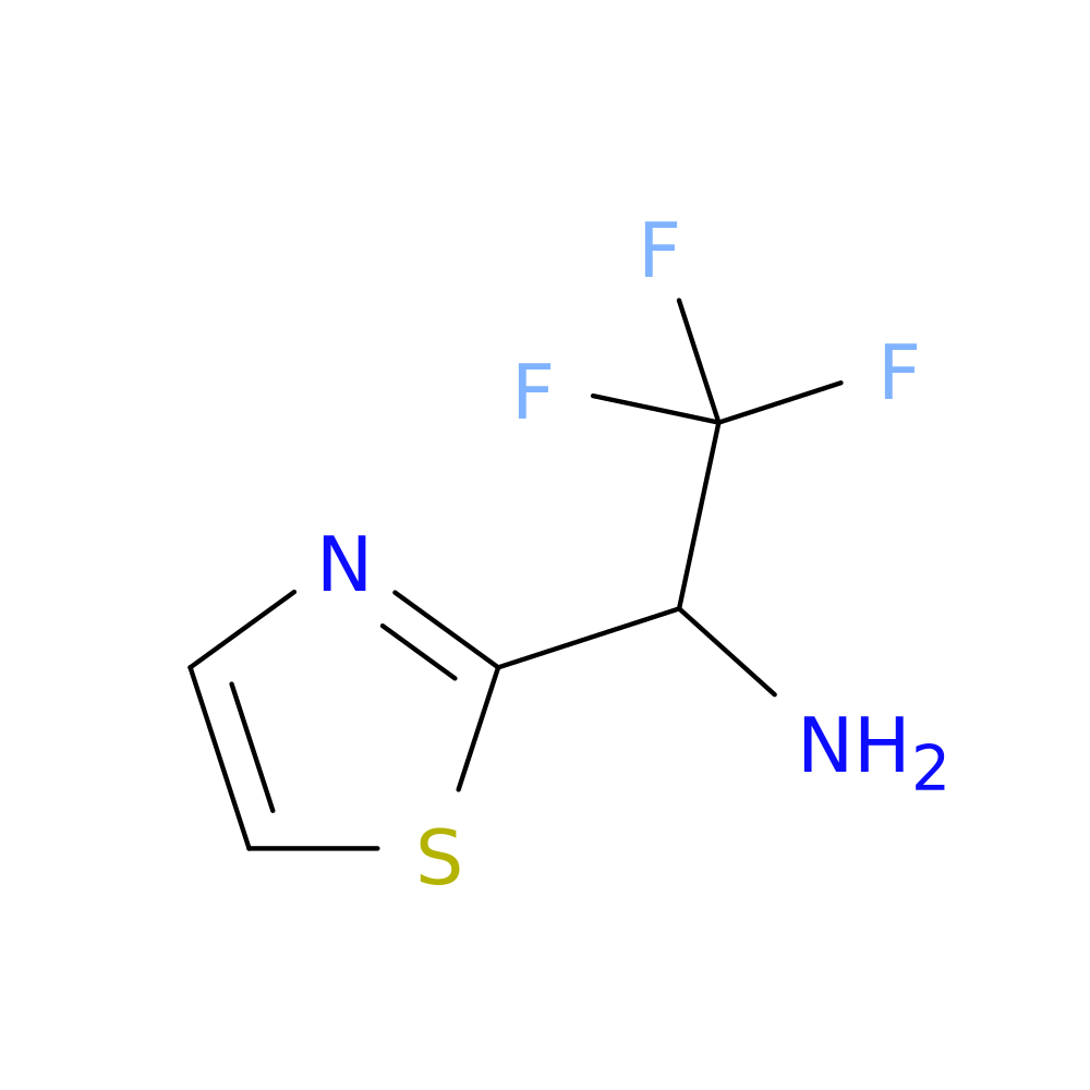 2,2,2-trifluoro-1-(1,3-thiazol-2-yl)ethan-1-amine