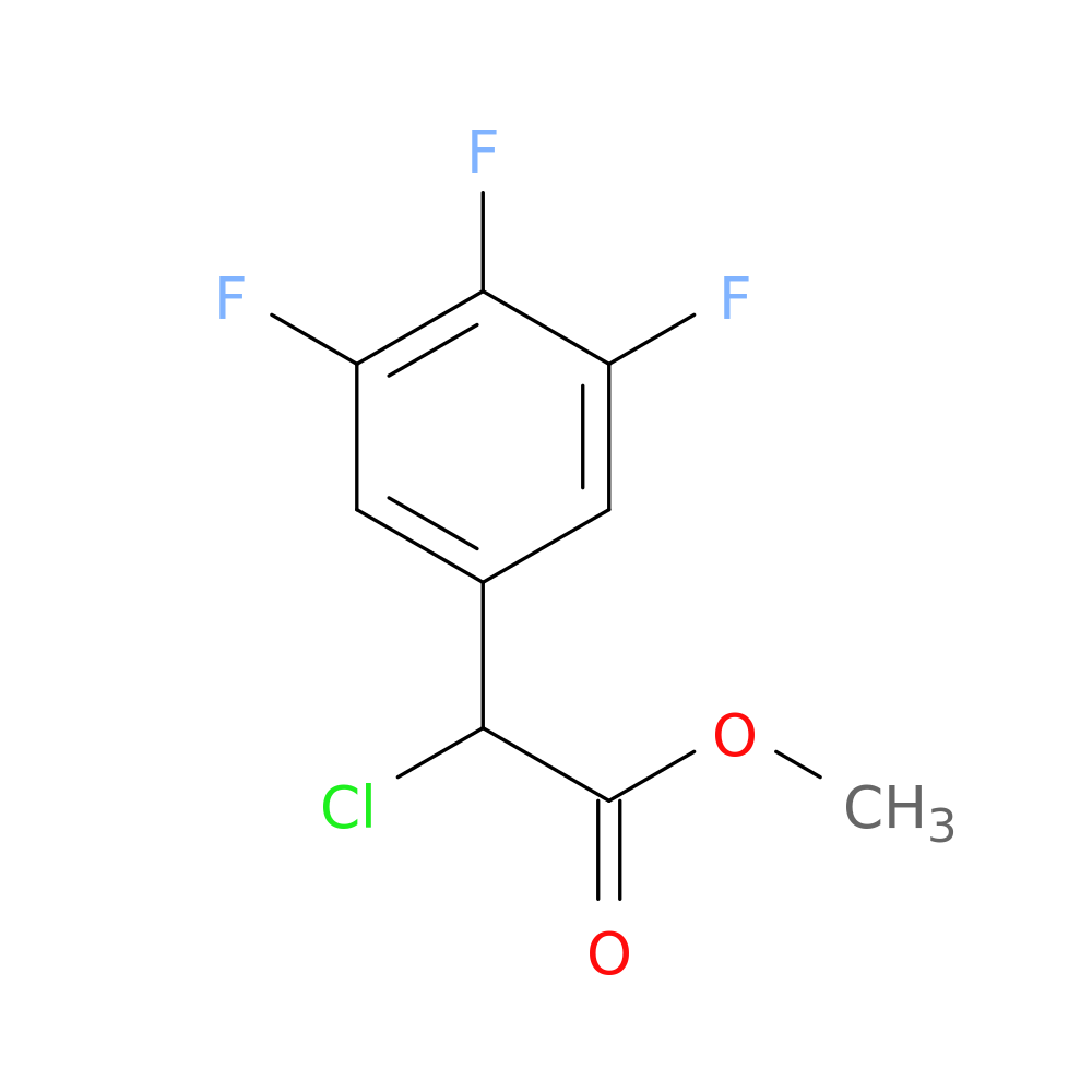 methyl 2-chloro-2-(3,4,5-trifluorophenyl)acetate
