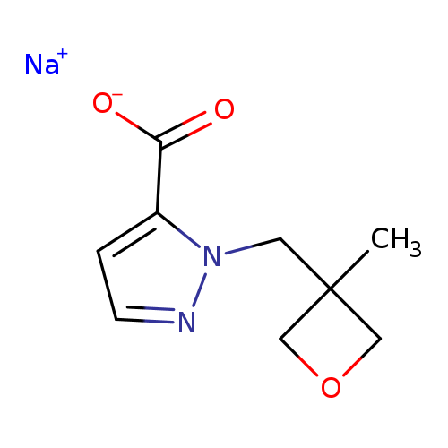 sodium 1-[(3-methyloxetan-3-yl)methyl]-1H-pyrazole-5-carboxylate