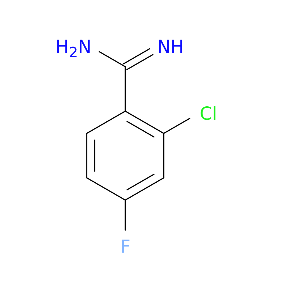 2-Chloro-4-fluoro-benzamidine