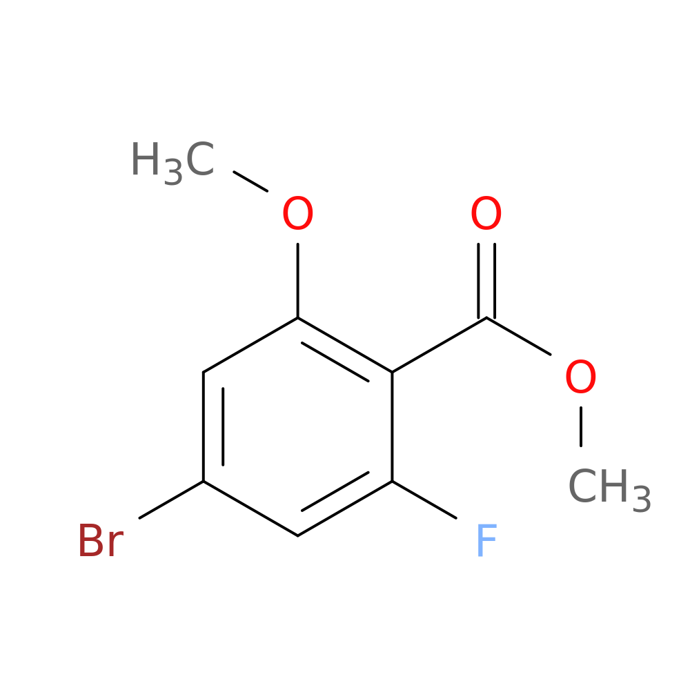 Methyl 4-bromo-2-fluoro-6-methoxybenzoate