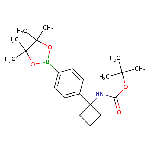 tert-Butyl 1-(4-(4,4,5,5-tetramethyl-1,3,2-dioxaborolan-2-yl)phenyl)cyclobutylcarbamate