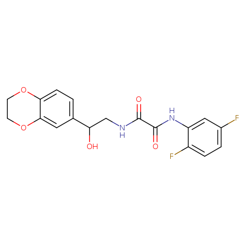 N-(2,5-difluorophenyl)-N'-[2-(2,3-dihydro-1,4-benzodioxin-6-yl)-2-hydroxyethyl]ethanediamide