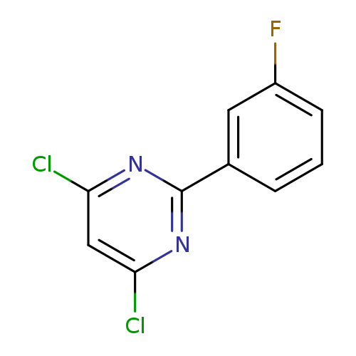 4,6-DICHLORO-2-(3-FLUOROPHENYL)PYRIMIDINE