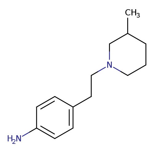 4-[2-(3-Methylpiperidin-1-yl)ethyl]aniline
