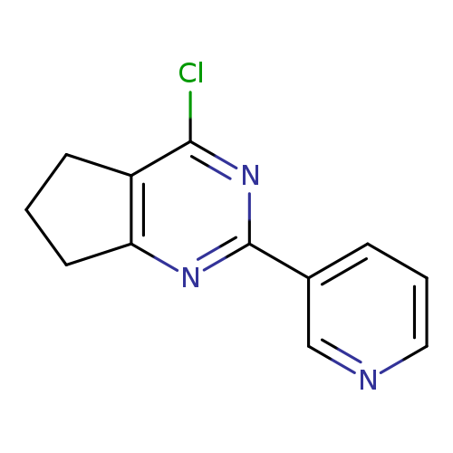 3-(4-Chloro-5h,6h,7h-cyclopenta[d]pyrimidin-2-yl)pyridine