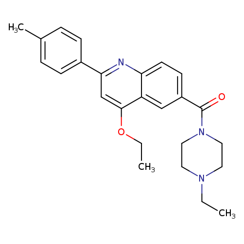 4-ethoxy-6-(4-ethylpiperazine-1-carbonyl)-2-(4-methylphenyl)quinoline
