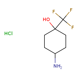 Cyclohexanol, 4-amino-1-(trifluoromethyl)-, hydrochloride (1:1)