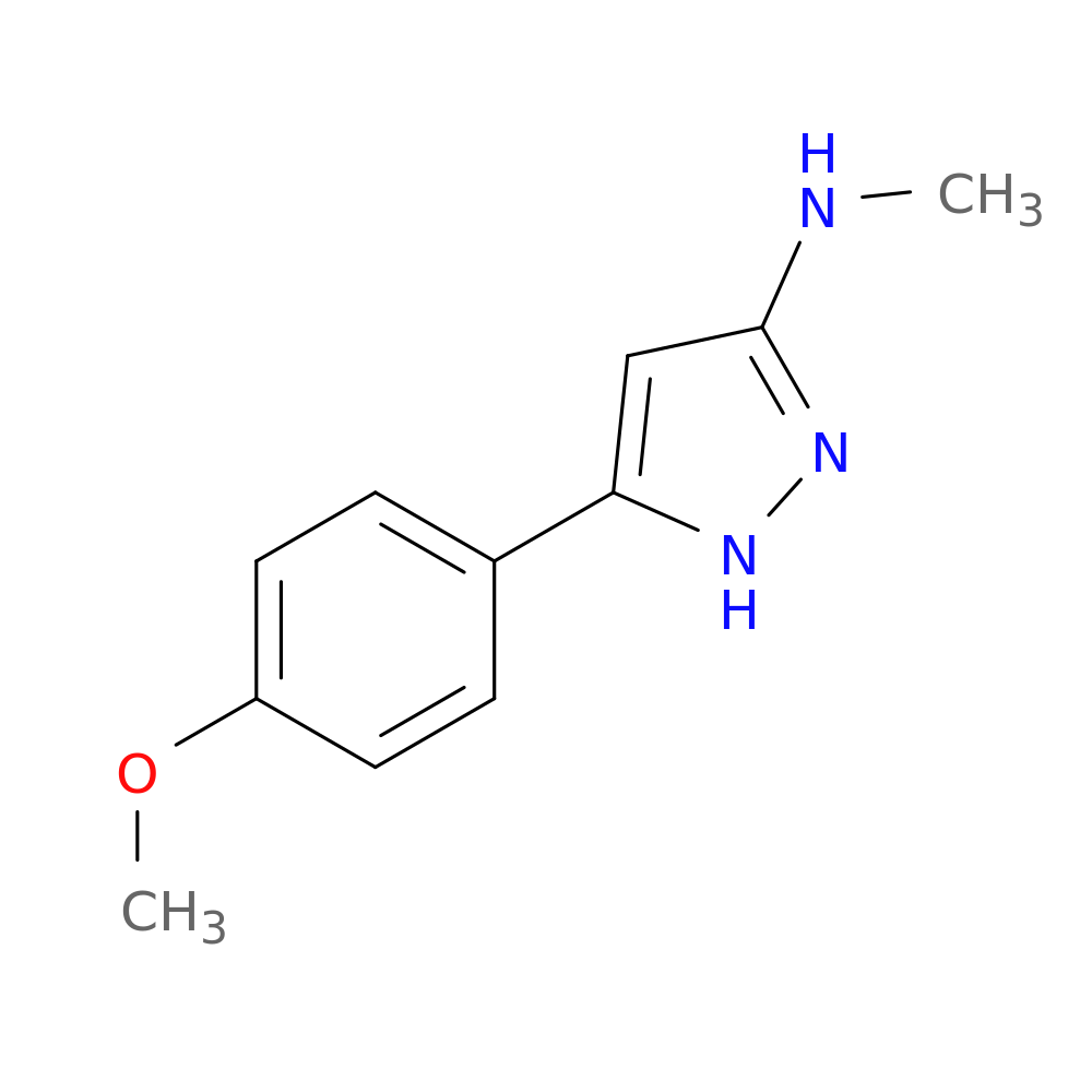 5-(4-Methoxyphenyl)-N-methyl-1H-pyrazol-3-amine
