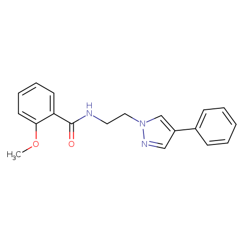 2-methoxy-N-[2-(4-phenyl-1H-pyrazol-1-yl)ethyl]benzamide