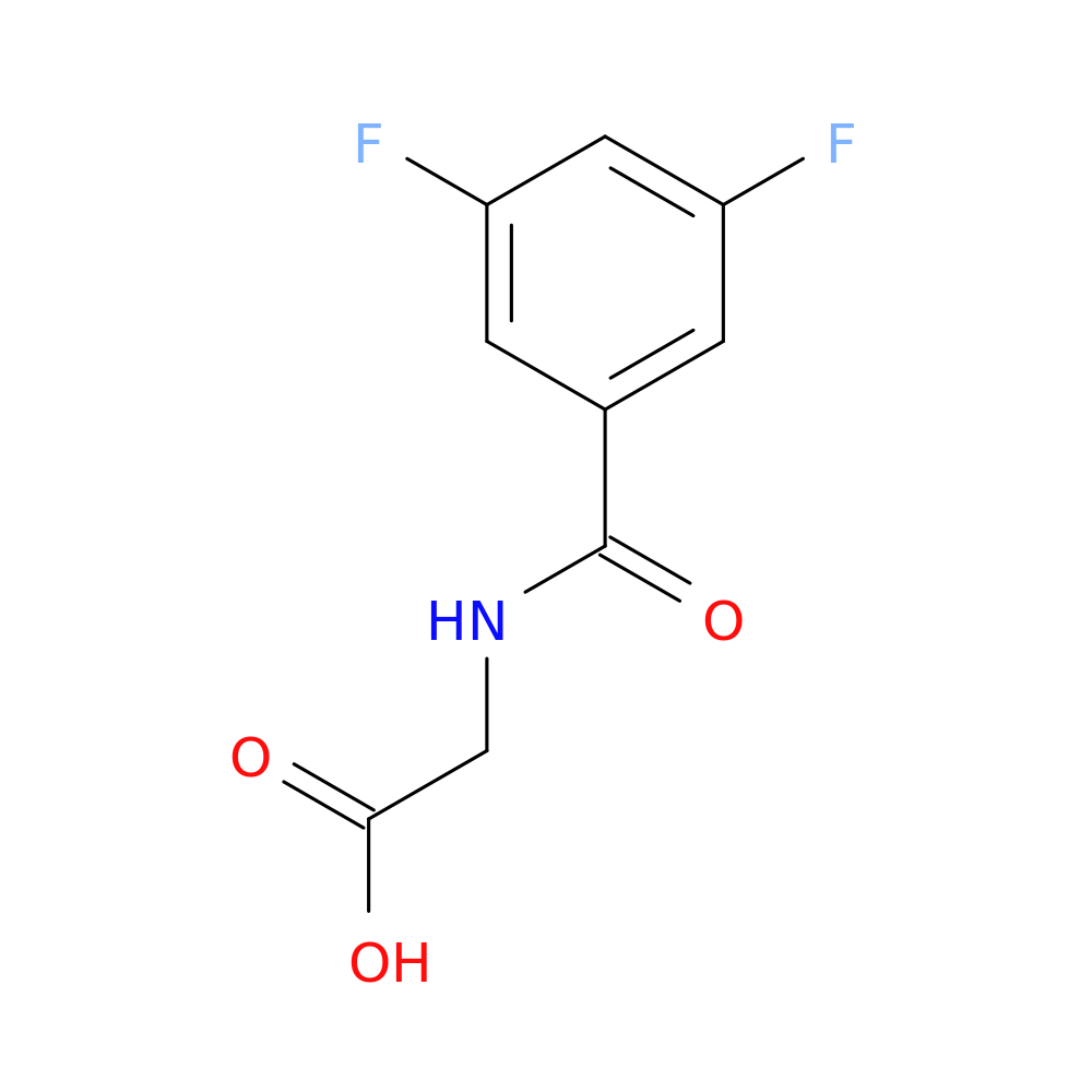 2-[(3,5-Difluorophenyl)formamido]acetic acid