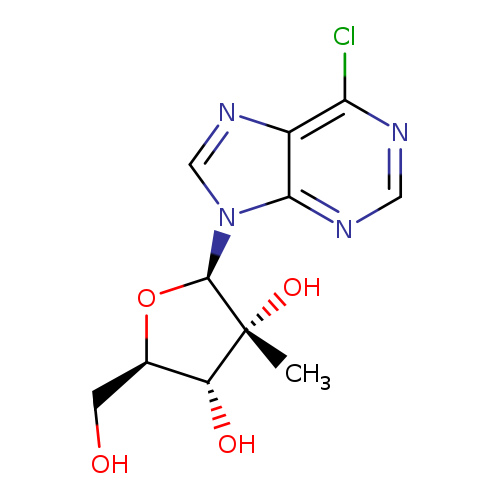 (2R,3R,4R,5R)-2-(6-Chloro-9H-Purin-9-Yl)-5-(Hydroxymethyl)-3-Methyltetrahydrofuran-3,4-Diol