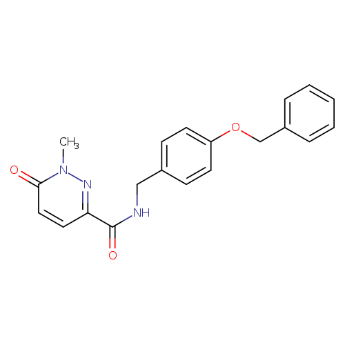 N-{[4-(benzyloxy)phenyl]methyl}-1-methyl-6-oxo-1,6-dihydropyridazine-3-carboxamide