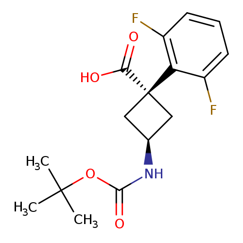 rac-(1r,3r)-3-{[(tert-butoxy)carbonyl]amino}-1-(2,6-difluorophenyl)cyclobutane-1-carboxylic acid
