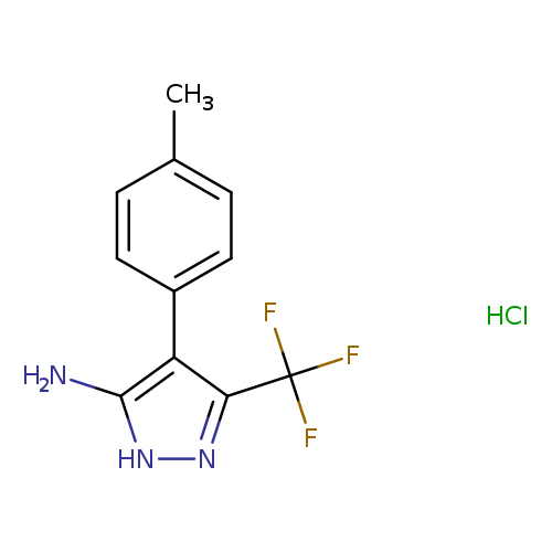 4-(P-Tolyl)-3-(trifluoromethyl)-1h-pyrazol-5-amine hydrochloride