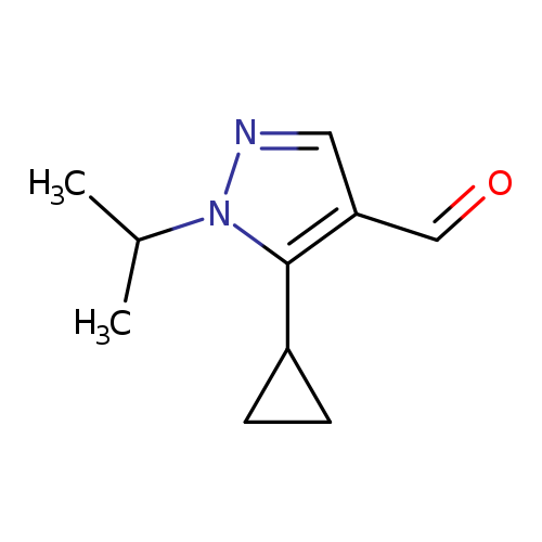 5-cyclopropyl-1-(propan-2-yl)-1H-pyrazole-4-carbaldehyde
