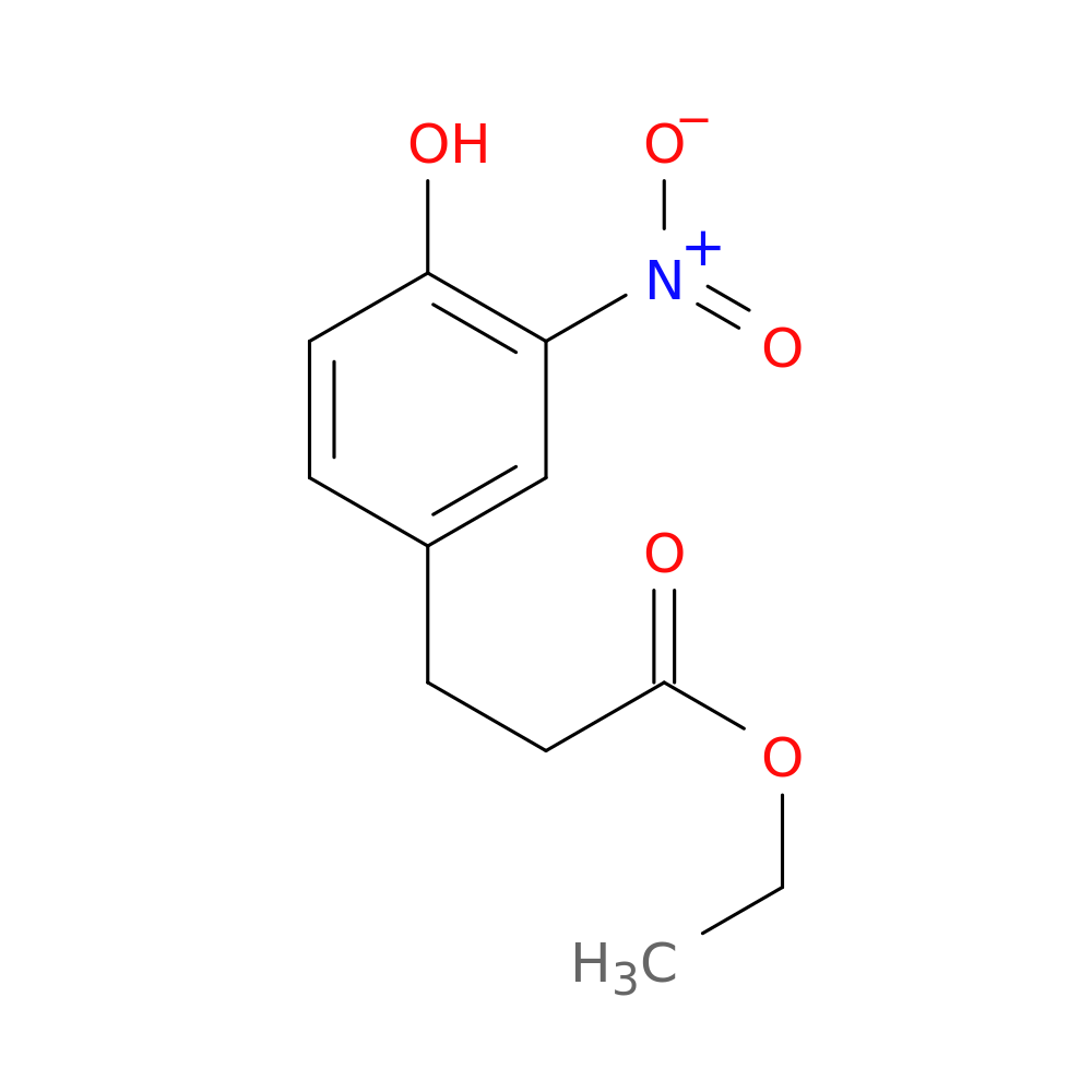 Ethyl 3-(4-hydroxy-3-nitrophenyl)propanoate
