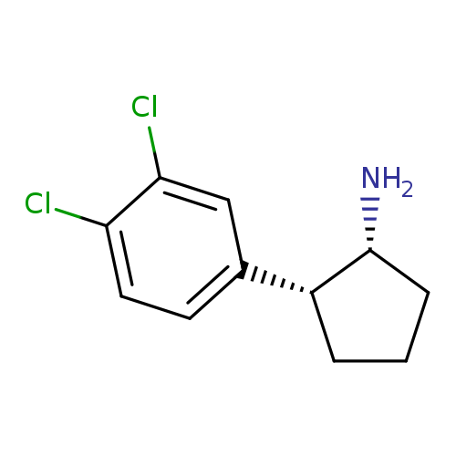 rac-(1R,2R)-2-(3,4-dichlorophenyl)cyclopentan-1-amine, cis