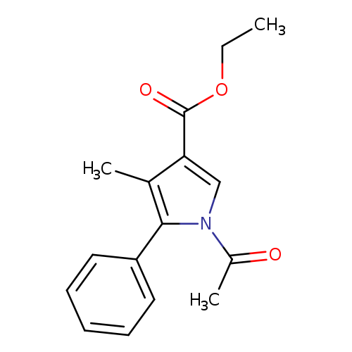 ethyl 1-acetyl-4-methyl-5-phenyl-1H-pyrrole-3-carboxylate