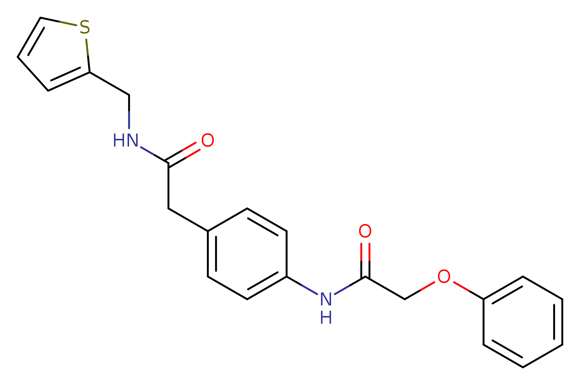 2-phenoxy-N-[4-({[(thiophen-2-yl)methyl]carbamoyl}methyl)phenyl]acetamide