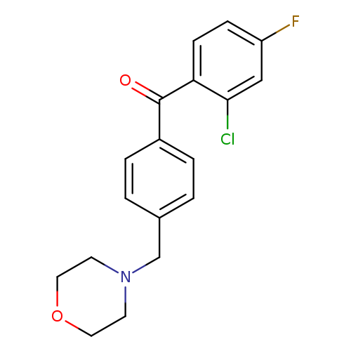 2-Chloro-4-fluoro-4'-morpholinomethyl benzophenone