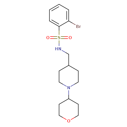 2-bromo-N-{[1-(oxan-4-yl)piperidin-4-yl]methyl}benzene-1-sulfonamide