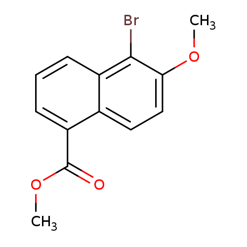 1-Naphthalenecarboxylic acid, 5-bromo-6-methoxy-, methyl ester