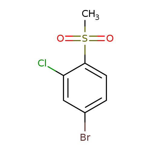 Benzene, 4-bromo-2-chloro-1-(methylsulfonyl)-
