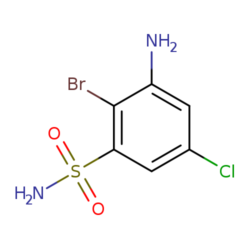3-amino-2-bromo-5-chlorobenzene-1-sulfonamide